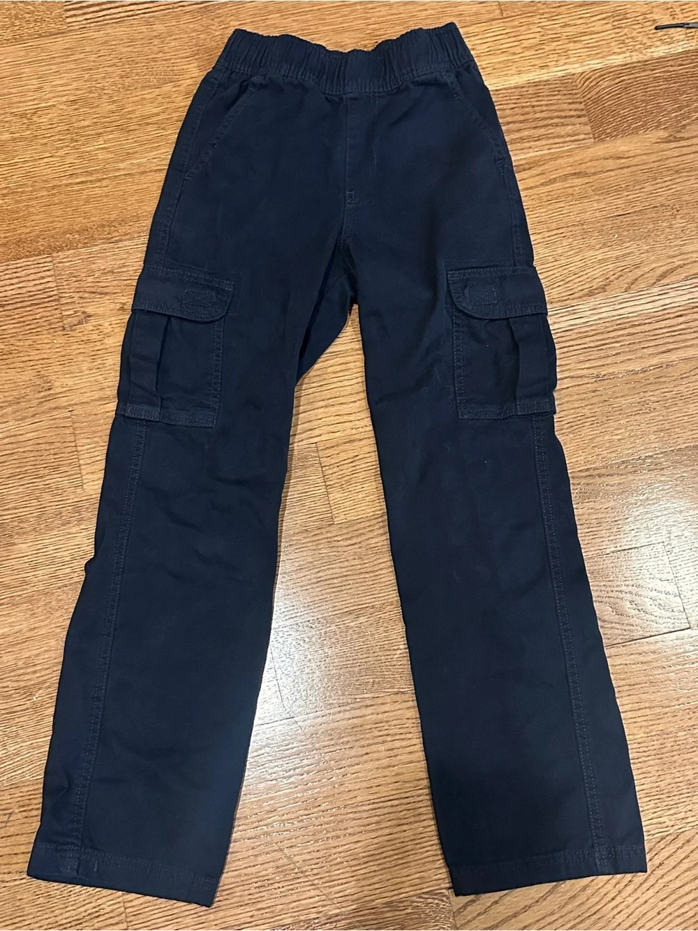 Children’s Place Lot of 2 Boys’ Cargo & Chino Pants Black Navy Sz 10Slim School